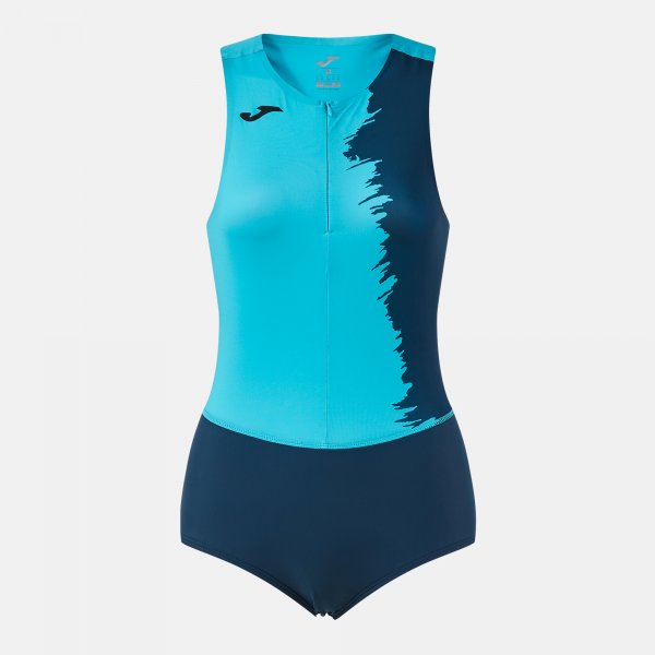 CITY III BODYSUIT тъмно морско синьо - флуоресцентно тюркоазено