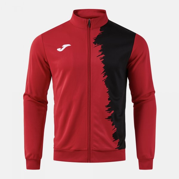 Суитшърт CITY III FULL ZIP SWEATSHIRT тъмно морско синьо - червено черно