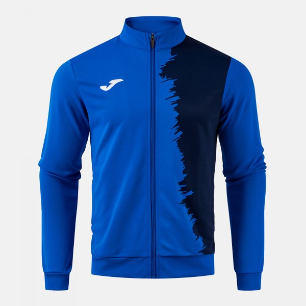 Суитшърт CITY III FULL ZIP SWEATSHIRT тъмно морско синьо - азурно морско синьо