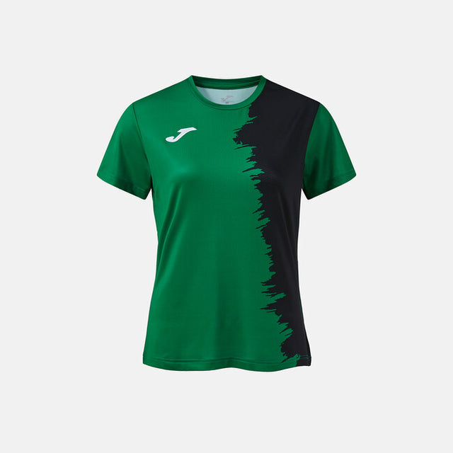 Дамски тениска CITY III SHORT SLEEVE T-SHIRT тъмно морско синьо - зелено черно