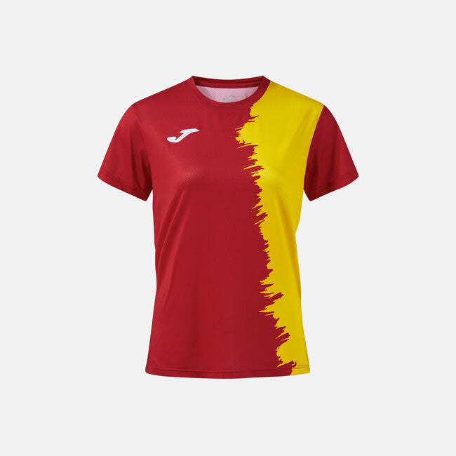 CITY III SHORT SLEEVE T-SHIRT RED YELLOW RED-YELLOW