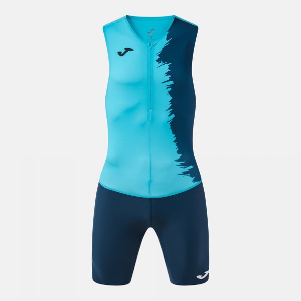 CITY III SPORT SUIT тъмно морско синьо - флуоресцентно тюркоазено