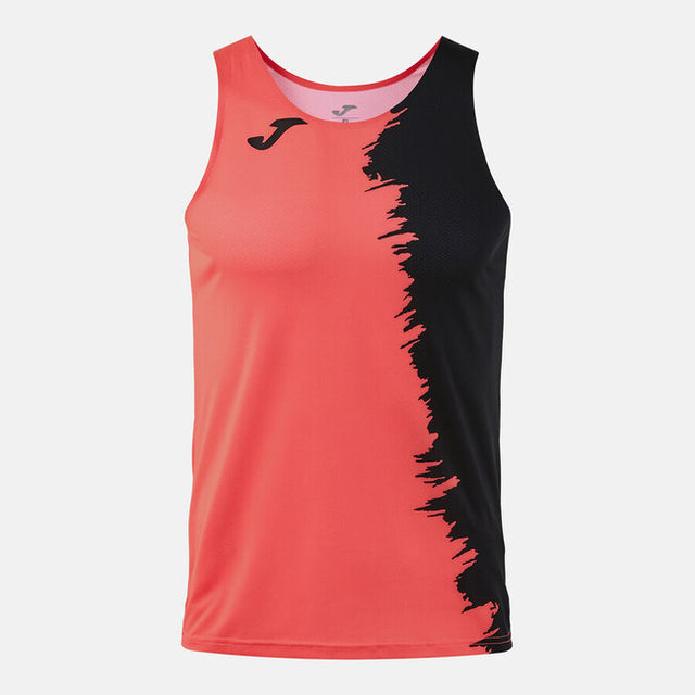 Тениска CITY III TANK TOP тъмно морско синьо - коралово флуоресцентно черно