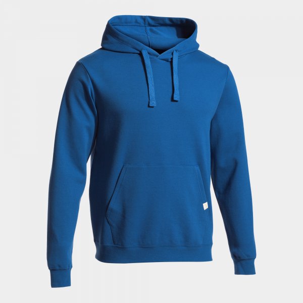 Суитшърт с качулка COMBI HOODIE азурно
