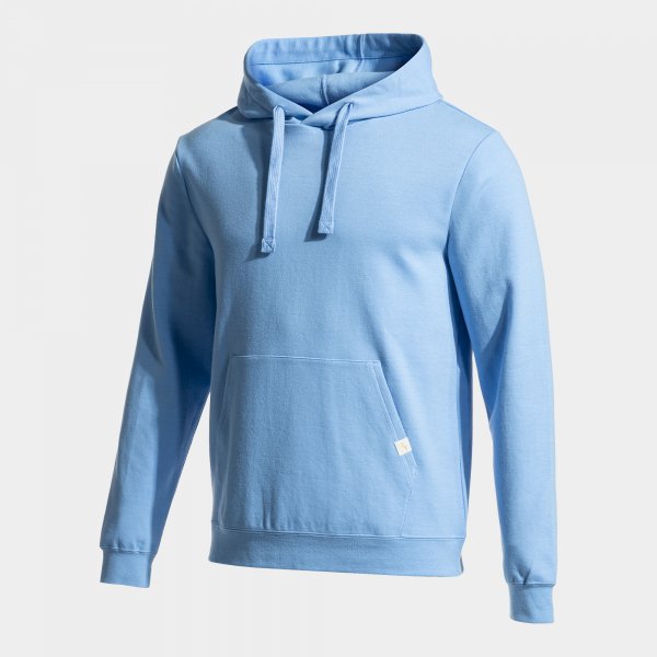 Суитшърт с качулка COMBI HOODIE светло синьо