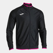 COMBI PREMIUM FULL ZIP SWEATSHIRT BLACK FLUOR PINK BLACK