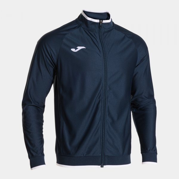 Суичър с цип COMBI PREMIUM FULL ZIP SWEATSHIRT морско синьо бяло
