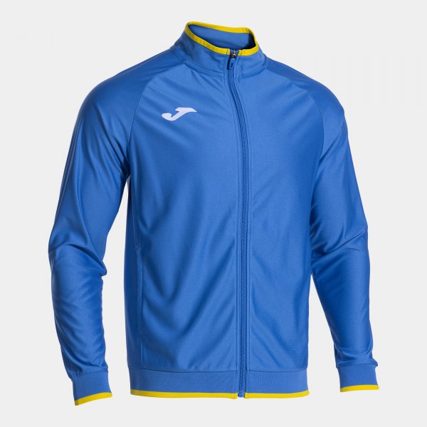 Суичър с цип COMBI PREMIUM FULL ZIP SWEATSHIRT азурно жълто