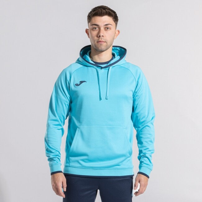 COMBI PREMIUM HOODIE FLUOR TURQUOISE DARK NAVY FLUOR TURQUOISE