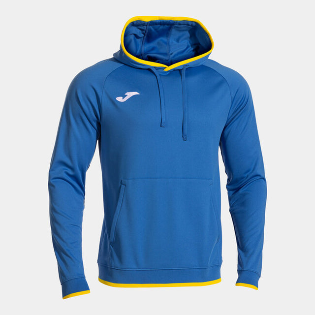 Суитшърт с качулка COMBI PREMIUM HOODIE азурно жълто