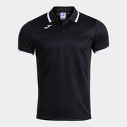 COMBI PREMIUM SHORT SLEEVE POLO BLACK WHITE BLACK-WHITE