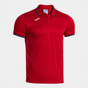 COMBI PREMIUM SHORT SLEEVE POLO RED NAVY BLUE RED-NAVY
