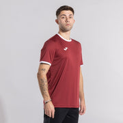 COMBI PREMIUM SHORT SLEEVE T-SHIRT BURGUNDY WHITE BURGUNDY