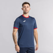 COMBI PREMIUM SHORT SLEEVE T-SHIRT NAVY BLUE RED NAVY-RED