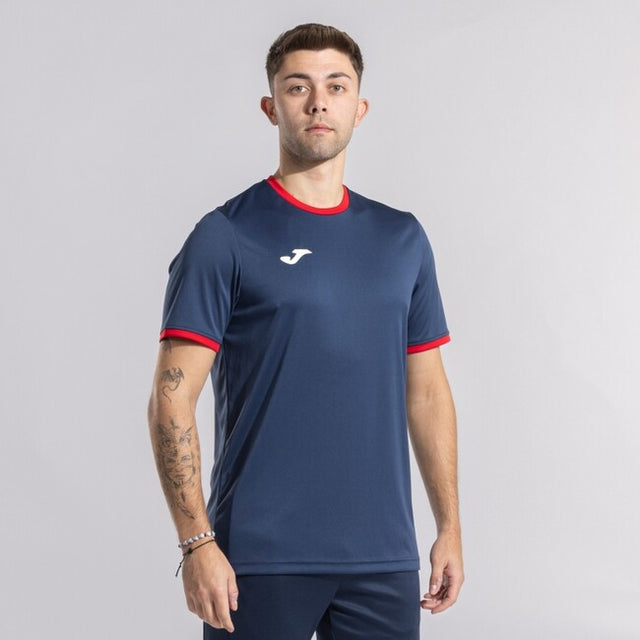 Фланелка / тениска COMBI PREMIUM SHORT SLEEVE T-SHIRT морско синьо червено
