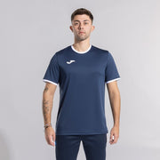 COMBI PREMIUM SHORT SLEEVE T-SHIRT NAVY BLUE WHITE NAVY-WHITE