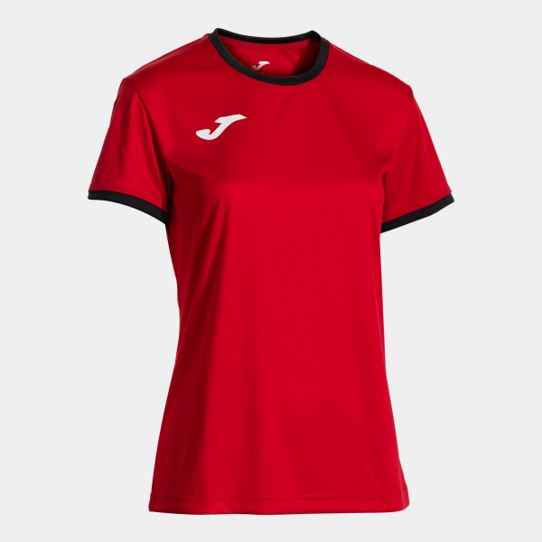 Дамски фланелка / тениска COMBI PREMIUM SHORT SLEEVE T-SHIRT червено черно