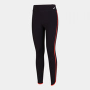 TOURNAMENT COMBI TIGHTS NEGRO-CORAL