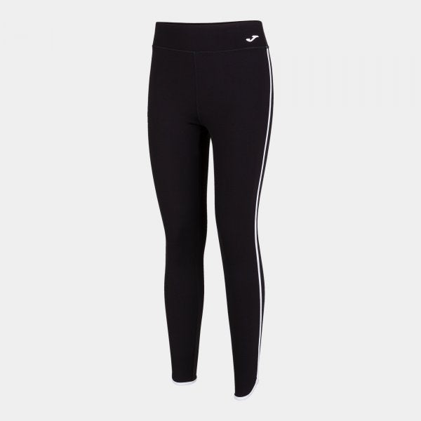 Дамски панталони за бягане TOURNAMENT COMBI TORNEO LONG TIGHTS черно бяло