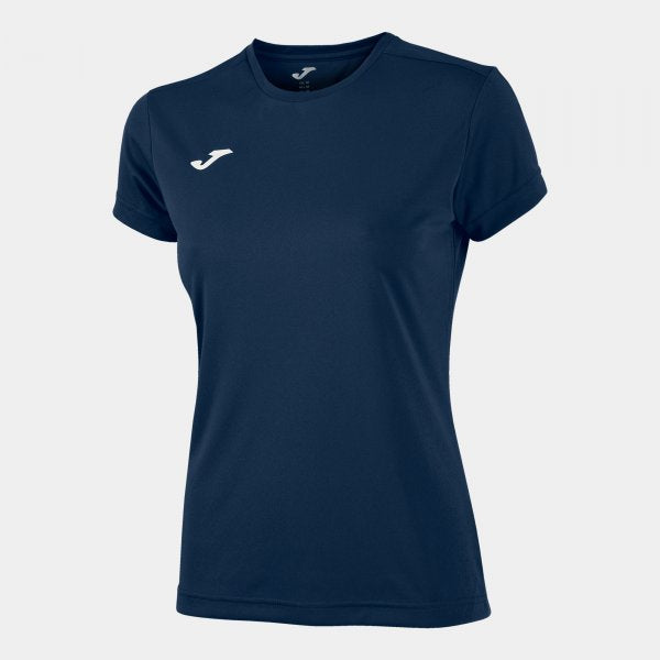S/S T-SHIRT COMBI NAVY BLUE WOMEN BLACK
