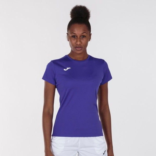 Дамски тениска с къс ръкав COMBI WOMAN SHORT SLEEVE T-SHIRT лилаво