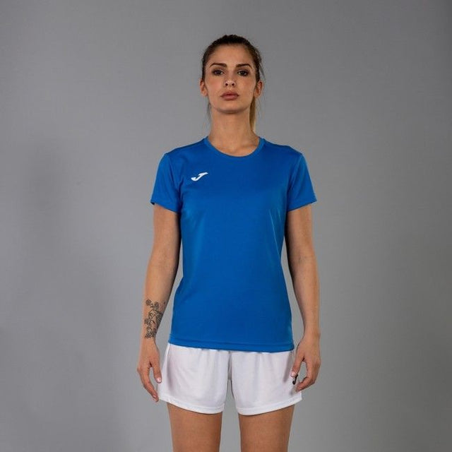 Дамски тениска с къс ръкав COMBI WOMAN SHORT SLEEVE T-SHIRT азурно
