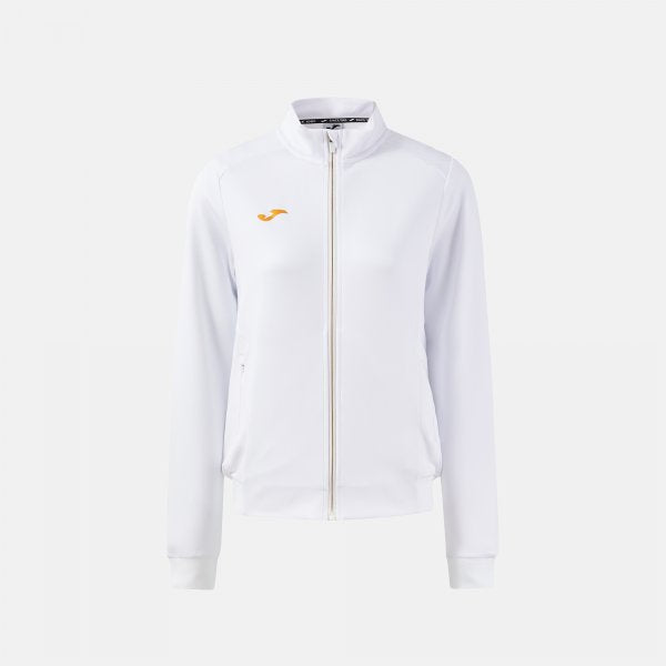 Дамска суитшърт CONFORT V FULL ZIP SWEATSHIRT бяло
