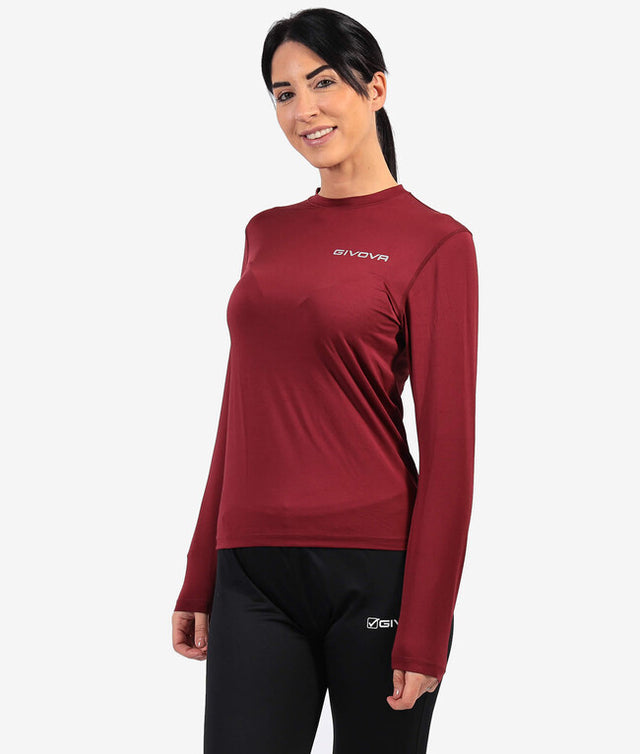 Термо блуза с дълъг ръкав CORPUS 3 MAGLIA INTIMA ELASTICA M/L гранатово