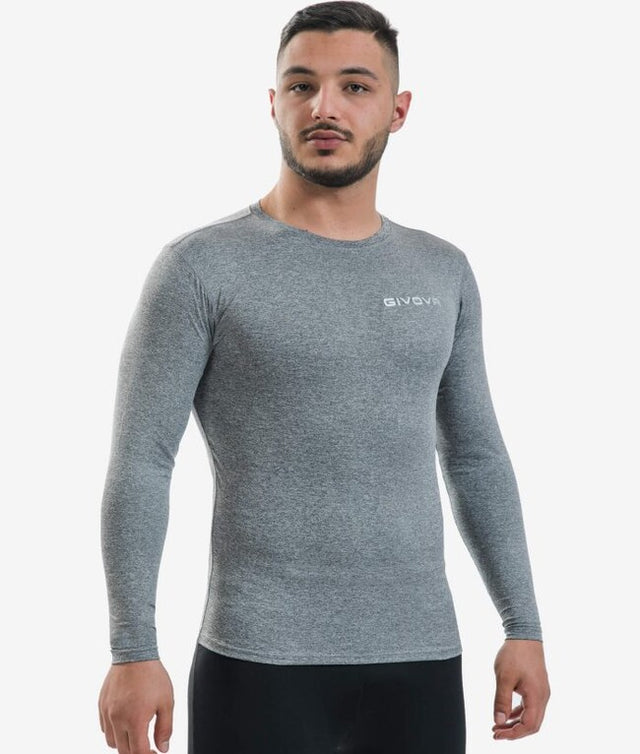 Термо блуза с дълъг ръкав CORPUS 3 MAGLIA INTIMA ELASTICA M/L тъмносиво меланжирано