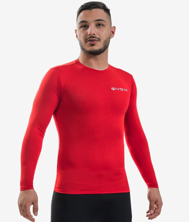 Термо блуза с дълъг ръкав CORPUS 3 MAGLIA INTIMA ELASTICA M/L червено