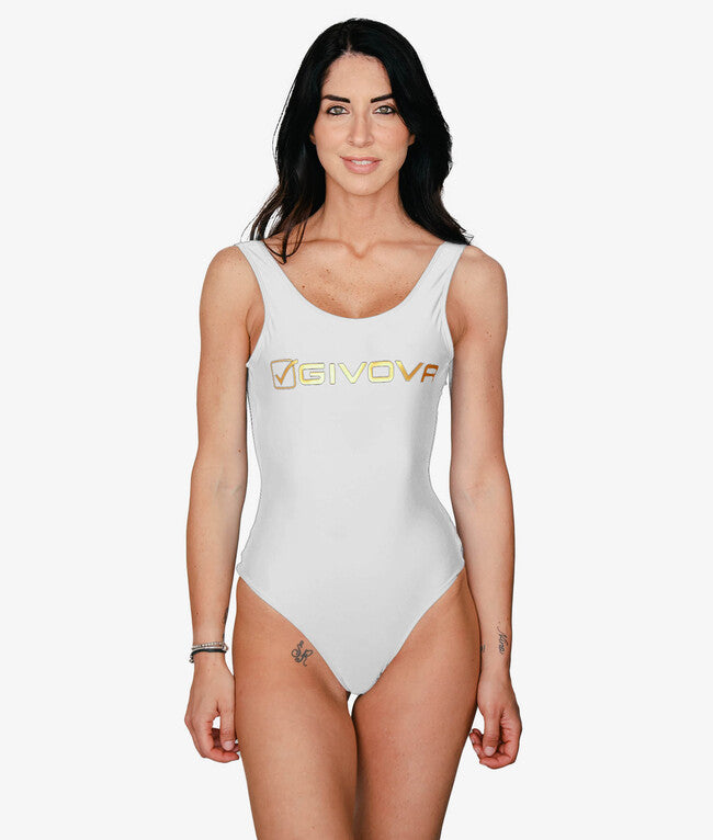 COSTUME INTERO OLIMPIONICO DONNA BIANCO