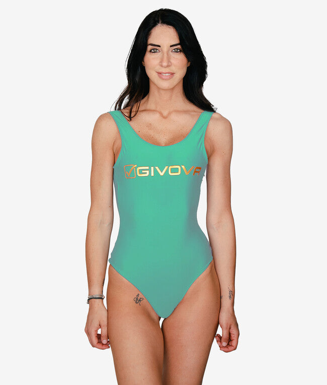 COSTUME INTERO OLIMPIONICO DONNA VERDE TIFFANY