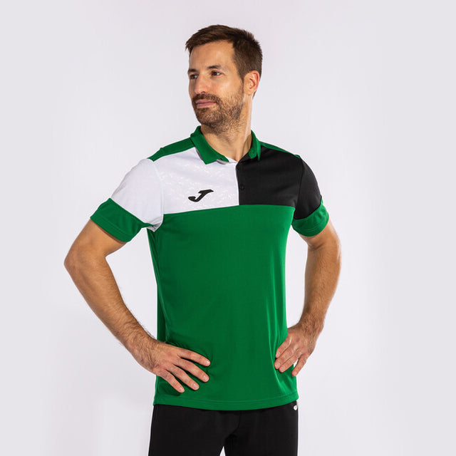 Поло блуза CREW V SHORT SLEEVE POLO зелено