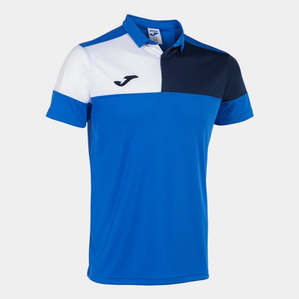 Поло блуза CREW V SHORT SLEEVE POLO азурно