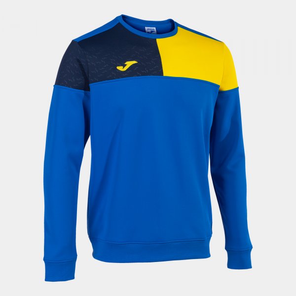 CREW V SWEATSHIRT ROYAL YELLOW NAVY ROYAL