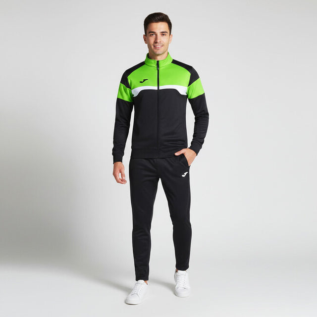 Екип / комплект DANUBIO III TRACKSUIT черно флуоресцентно зелено