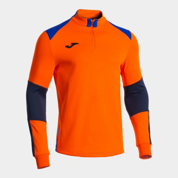 Суитшърт DANUBIO SWEATSHIRT сиво - оранжево черно