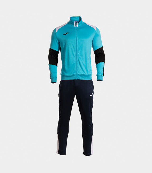 Екип / комплект DANUBIO TRACKSUIT сиво - флуоресцентно тюркоазено черно