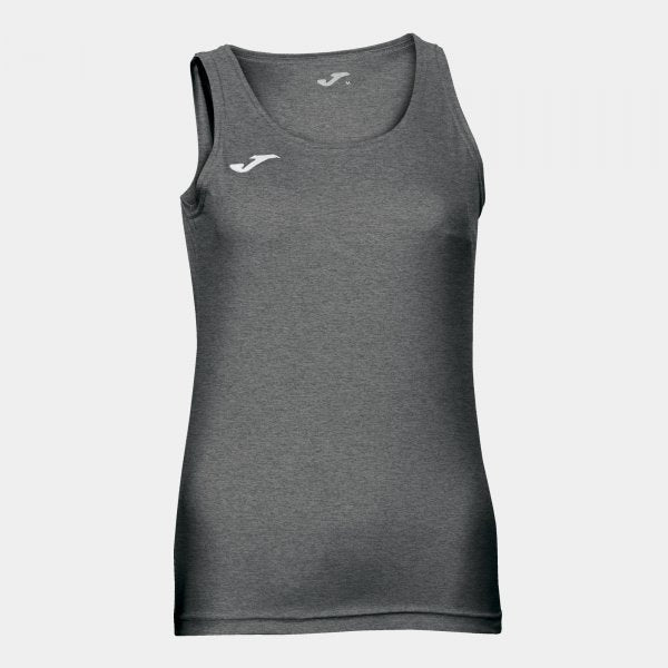Дамски спортен потник COMBI SLEEVELESS WOMEN SHIRT тъмно сив меланж