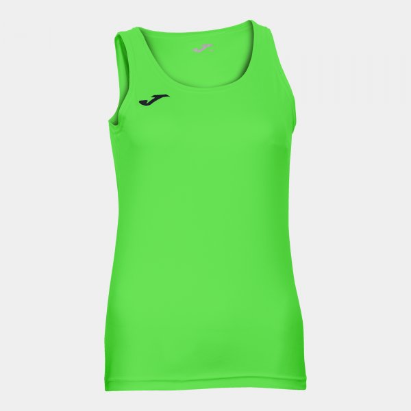Дамски спортен потник COMBI SLEEVELESS WOMEN SHIRT флуоресцентно зелено