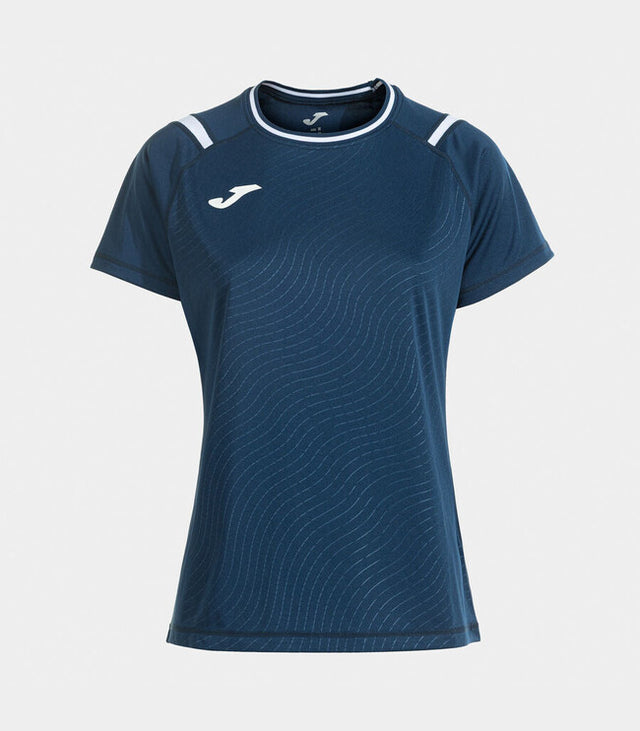 Дамски тениска с къс ръкав DINAMO II SHORT SLEEVE T-SHIRT тъмно морско синьо-бял