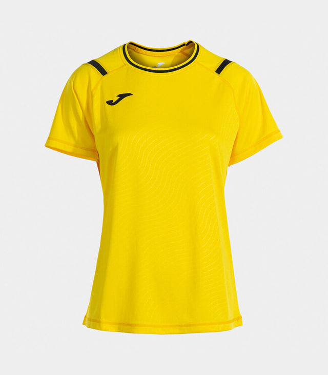Дамски тениска с къс ръкав DINAMO II SHORT SLEEVE T-SHIRT жълто черно