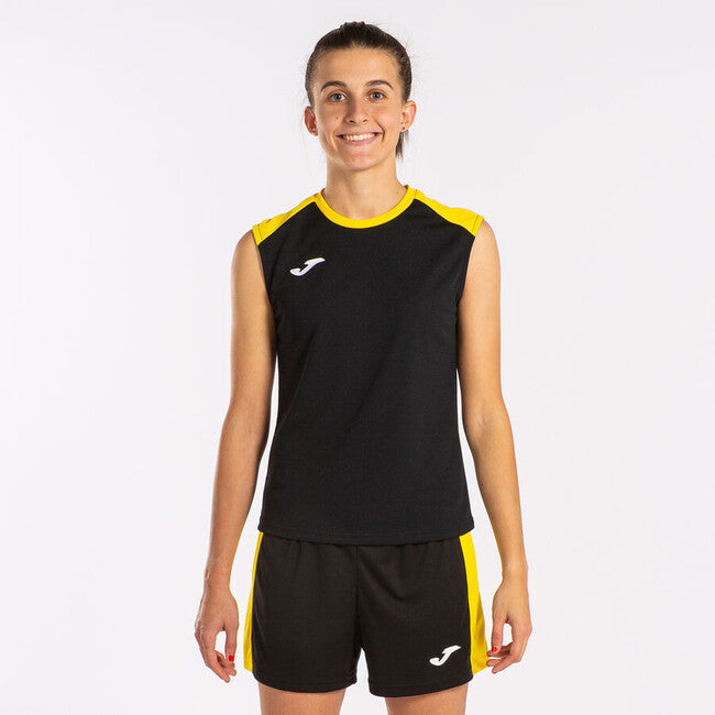 ECO CHAMPIONSHIP RECYCLED TANK TOP BLACK-YELLOW