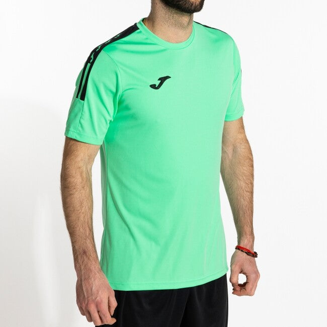 ECO ESSENTIAL SHORT SLEEVE T-SHIRT GREEN BLACK GREEEN-BLACK