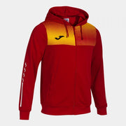 SUPERNOVA IV ZIP-UP HOODIE RED YELLOW RED-YELLOW