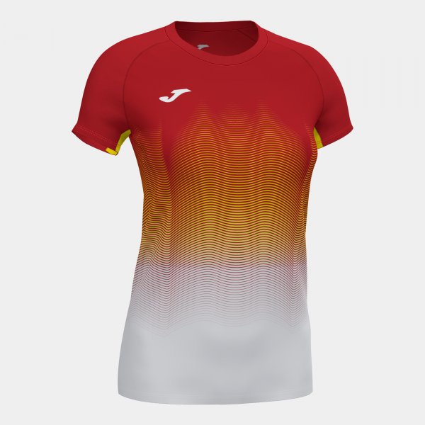 T-SHIRT ELITE VII RED-WHITE-YELLOW RED-WHITE