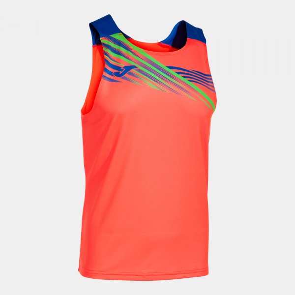 Спортен потник ELITE X SLEEVELESS SHIRT коралово флуоресцентно