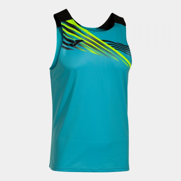 ELITE X SLEEVELESS SHIRT FLUOR TURQUOISE BLACK TURQUESA FLÚOR-NEGRO