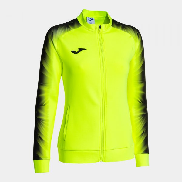 Дамска суичър с цип ELITE XI FULL ZIP SWEATSHIRT флуоресцентно жълто черно