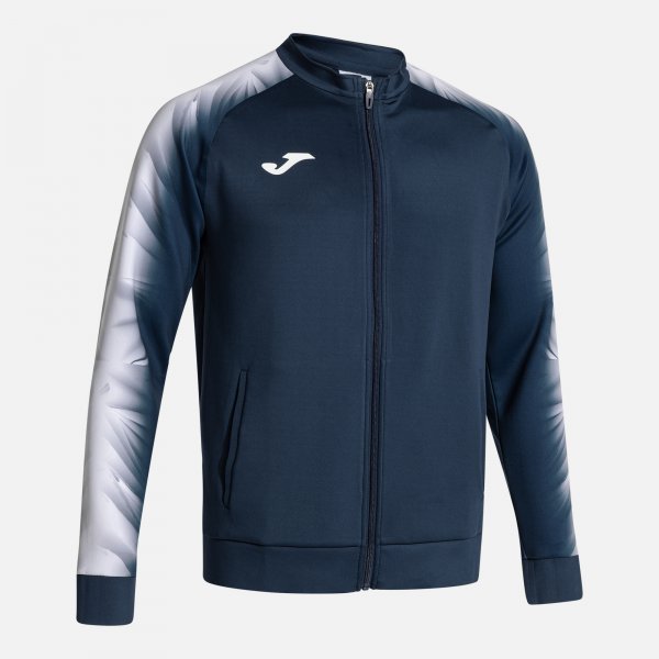Суичър с цип ELITE XI FULL ZIP SWEATSHIRT морско синьо бяло